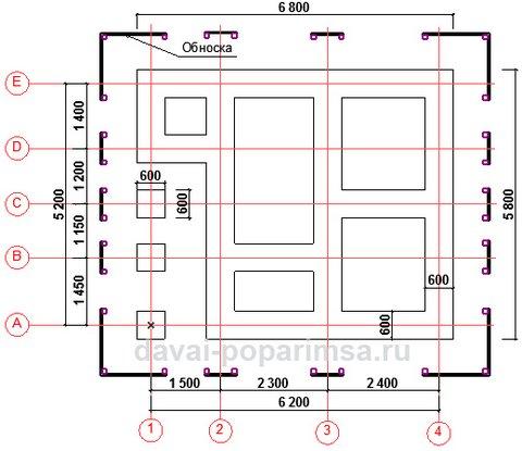 Траншея под фундамент для бани  Траншея под фундамент для бани