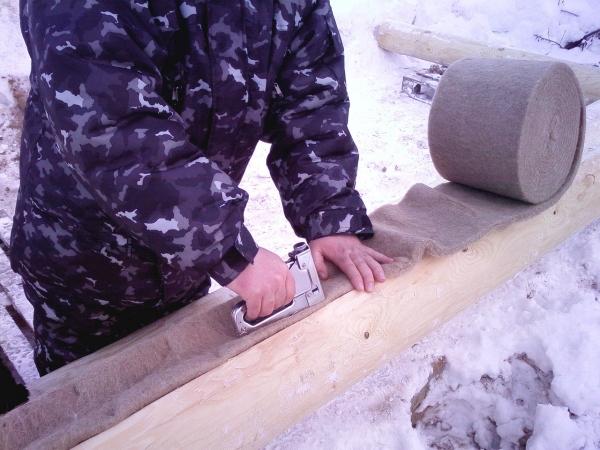 Как конопатить сруб Как конопатить сруб