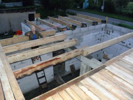 Баня из керамзитобетонных блоков Баня из керамзитобетонных блоков