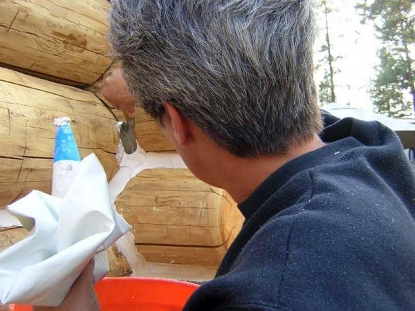 Как конопатить сруб Как конопатить сруб