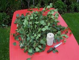 Заготовка березовых веников для бани Заготовка березовых веников для бани