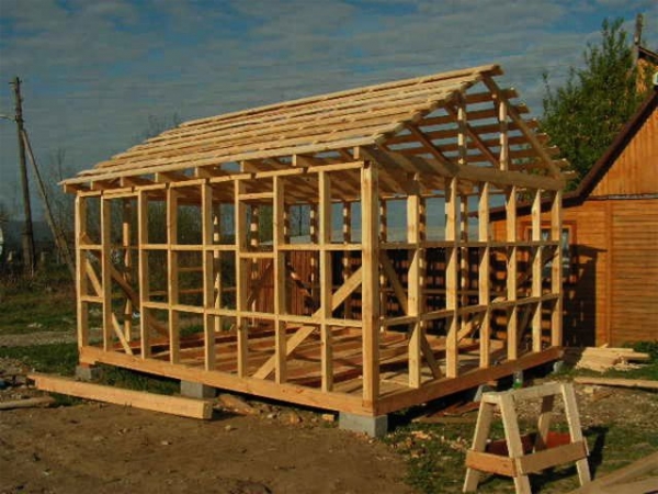 Баня 5х4 с мансардой