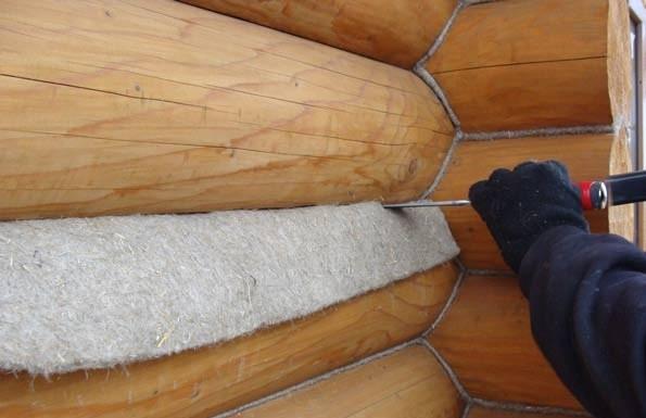 Как конопатить сруб Как конопатить сруб