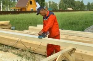 Двухэтажная баня из бруса 6 х 6 Двухэтажная баня из бруса 6 х 6