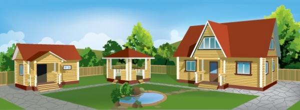 Баня с беседкой под одной крышей – проекты + строительство своими руками Баня с беседкой под одной крышей – проекты + строительство своими руками