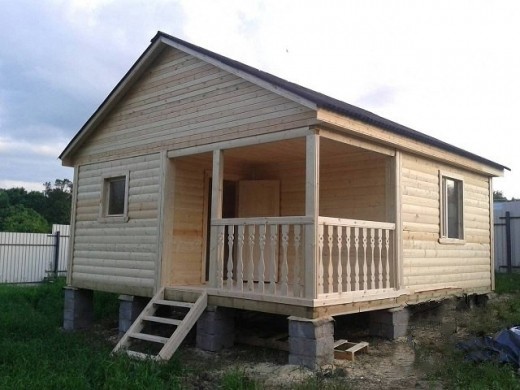 Баня из профилированного бруса 6х6 Баня из профилированного бруса 6х6