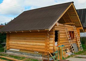 Баня под усадку 6 на 4 Баня под усадку 6 на 4