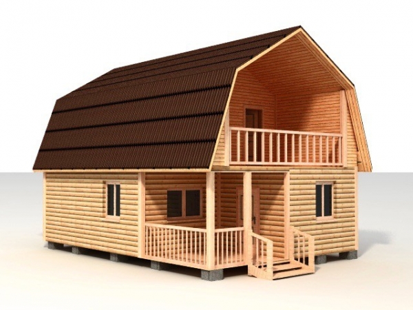 Баня 4х5 с мансардой + постройка своими руками Баня 4х5 с мансардой + постройка своими руками