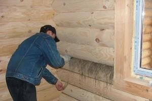 Как конопатить сруб Как конопатить сруб