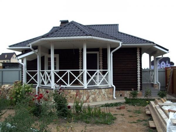 Баня с беседкой под одной крышей – проекты + строительство своими руками Баня с беседкой под одной крышей – проекты + строительство своими руками