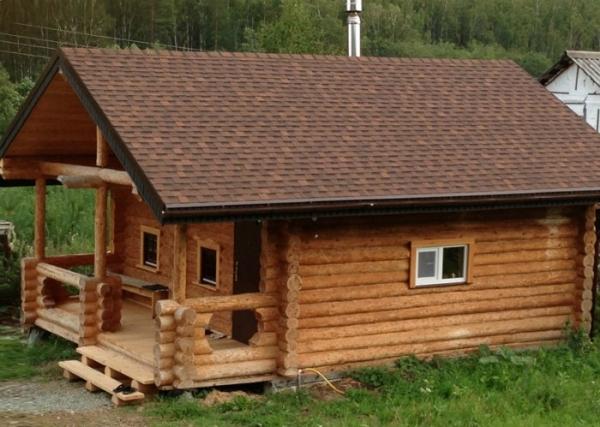 Баня с беседкой под одной крышей – проекты + строительство своими руками Баня с беседкой под одной крышей – проекты + строительство своими руками