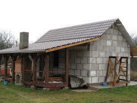 Баня из керамзитобетонных блоков Баня из керамзитобетонных блоков