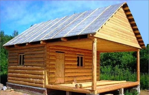Баня с беседкой под одной крышей – проекты + строительство своими руками Баня с беседкой под одной крышей – проекты + строительство своими руками