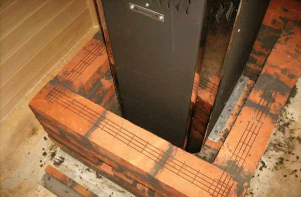 Защита стен бани от жара Защита стен бани от жара