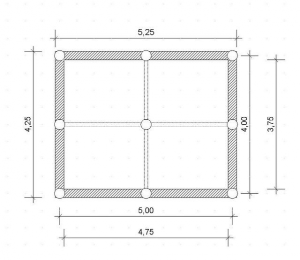 Баня 5х4 с мансардой