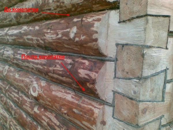 Как конопатить сруб Как конопатить сруб