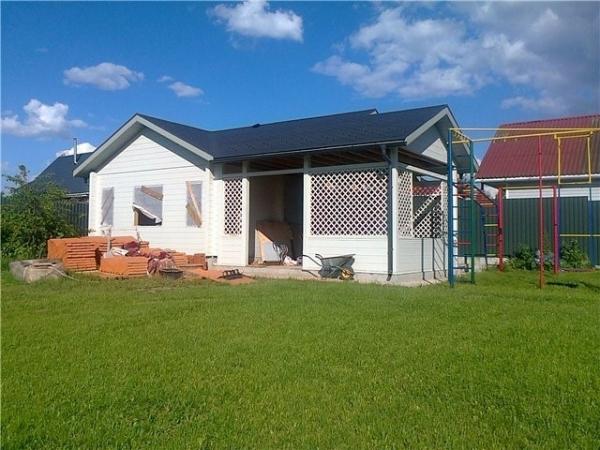 Баня с беседкой под одной крышей – проекты + строительство своими руками Баня с беседкой под одной крышей – проекты + строительство своими руками