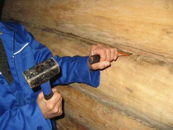 Как конопатить сруб Как конопатить сруб