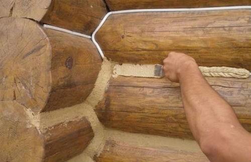 Как конопатить сруб Как конопатить сруб