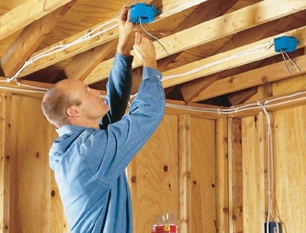 Как сделать освещение в бане Как сделать освещение в бане