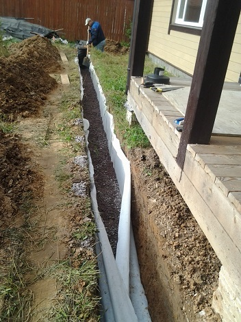 Дренажная система вокруг дома: прихоть или необходимость Дренажная система вокруг дома: прихоть или необходимость