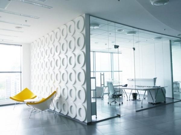 Отделка стен в офисе (фото): как создать продуктивную атмосферу Отделка стен в офисе (фото): как создать продуктивную атмосферу