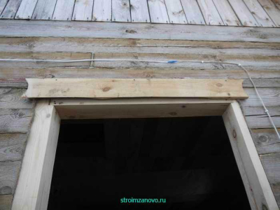 Окосячка дверного проёма  
Окосячка дверного проёма