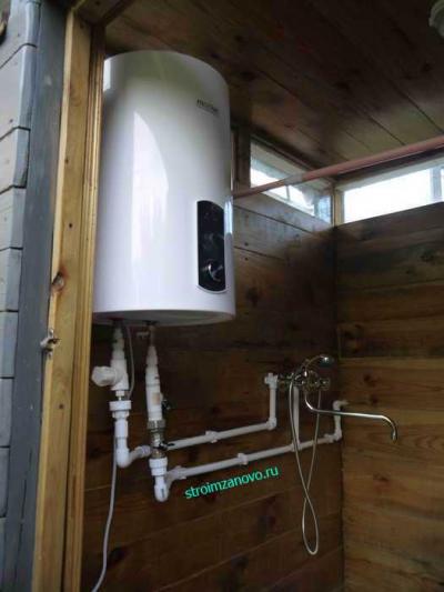 Подключение накопительного водонагревателя  
Подключение накопительного водонагревателя
