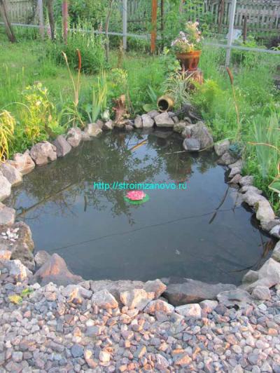 Как сделать пруд на даче  
Как сделать пруд на даче