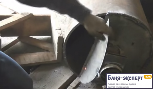 Как сварить печь для бани из трубы Как сварить печь для бани из трубы