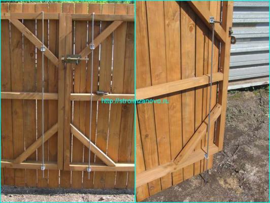 Распашные ворота своими руками  
Распашные ворота своими руками