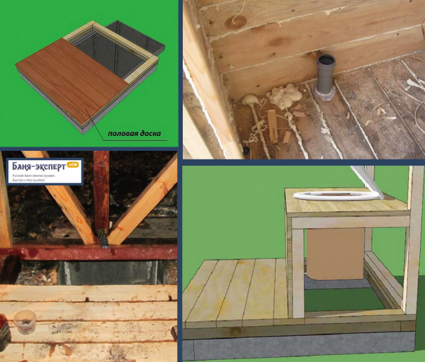 Как сделать туалет в бане Как сделать туалет в бане