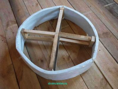 Круглая опалубка своими руками  
Круглая опалубка своими руками