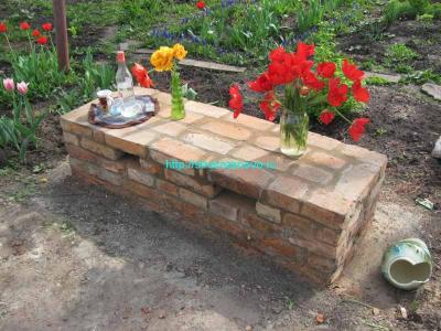 Подпорная стенка своими руками  
Подпорная стенка своими руками