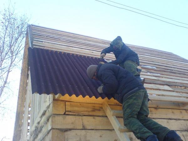 Как сделать крышу с мансардой для бани Как сделать крышу с мансардой для бани