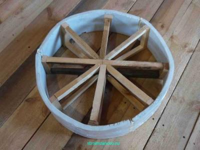 Круглая опалубка своими руками  
Круглая опалубка своими руками