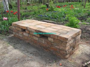 Подпорная стенка своими руками  
Подпорная стенка своими руками