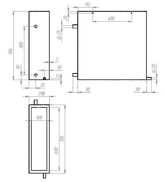 Как сделать бак для воды из нержавейки для бани Как сделать бак для воды из нержавейки для бани
