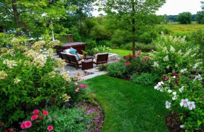 Дизайн частного двора