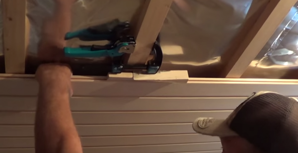 Обшивка бани внутри вагонкой