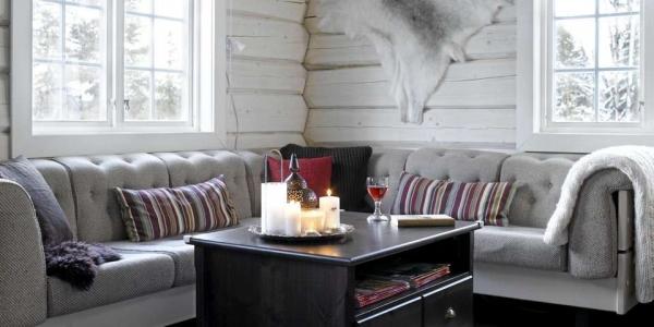 Норвежская рубка. Дома и бани из лафета