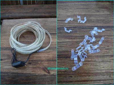 Подсветка беседки светодиодной лентой  
Подсветка беседки светодиодной лентой