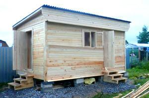 Небольшая баня из бруса своими руками Небольшая баня из бруса своими руками