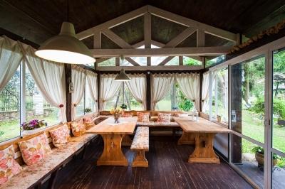 Обустройство беседки на даче Обустройство беседки на даче