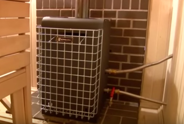 Печь для бани с теплообменником для воды Печь для бани с теплообменником для воды