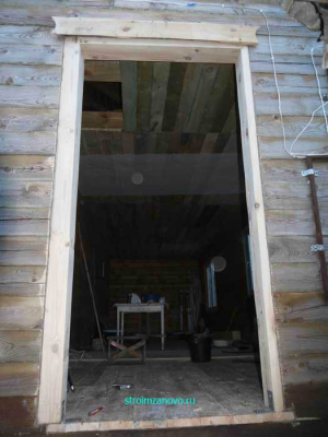 Окосячка дверного проёма  
Окосячка дверного проёма