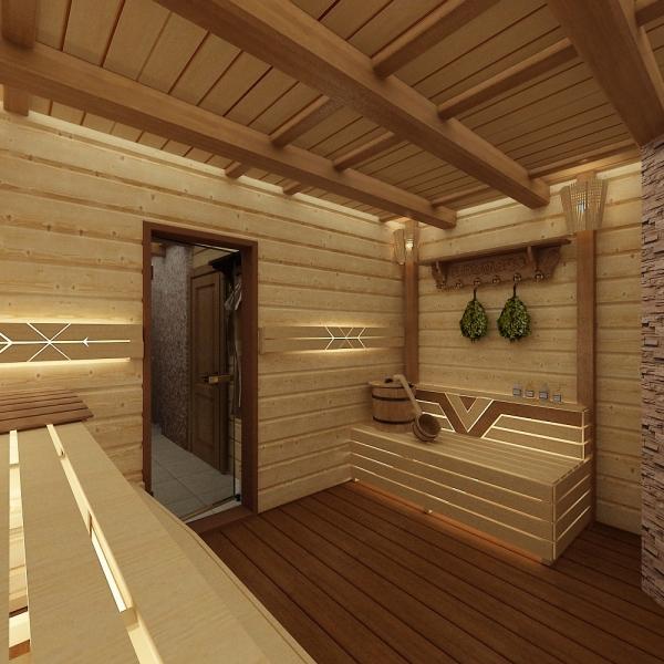 Обустройство бани внутри Обустройство бани внутри
