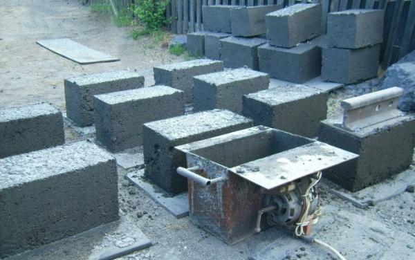 Как сделать шлакоблоки своими руками Как сделать шлакоблоки своими руками