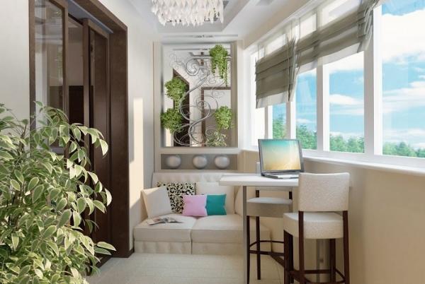 Дизайн лоджии в квартире: правила обустройства уютного и функционального пространства Дизайн лоджии в квартире: правила обустройства уютного и функционального пространства