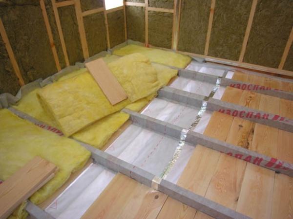 Как утеплить пол в бане Как утеплить пол в бане